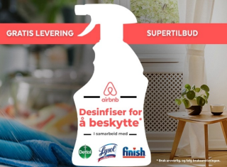 Våre samarbeid | Lysol & Airbnb